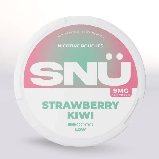 
SNÜ Strawberry Kiwi Nicotine Pouches 9mg
