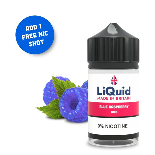 
£1 E-Liquid Blue Raspberry Shortfill 50ml Vape Juice