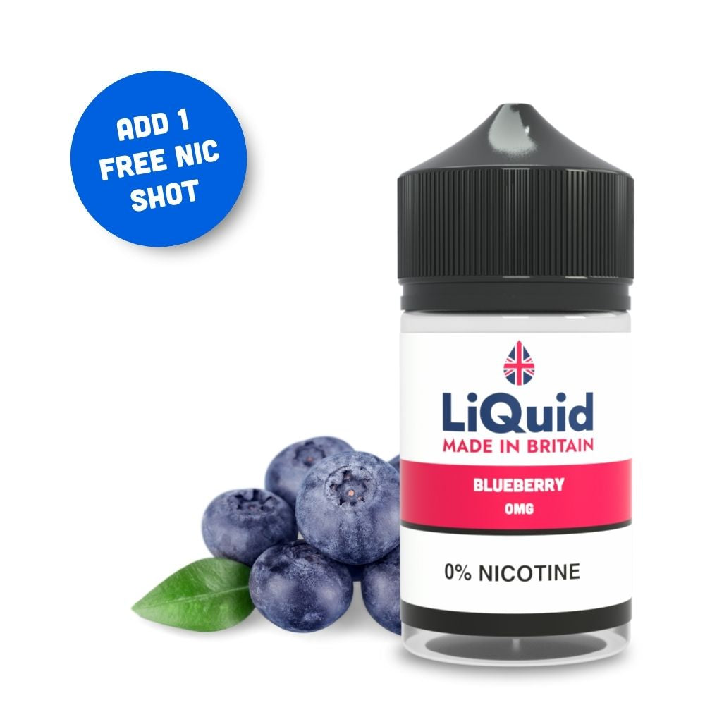 LiQuid UK Made Blueberry 0mg Shortfill 50mg 