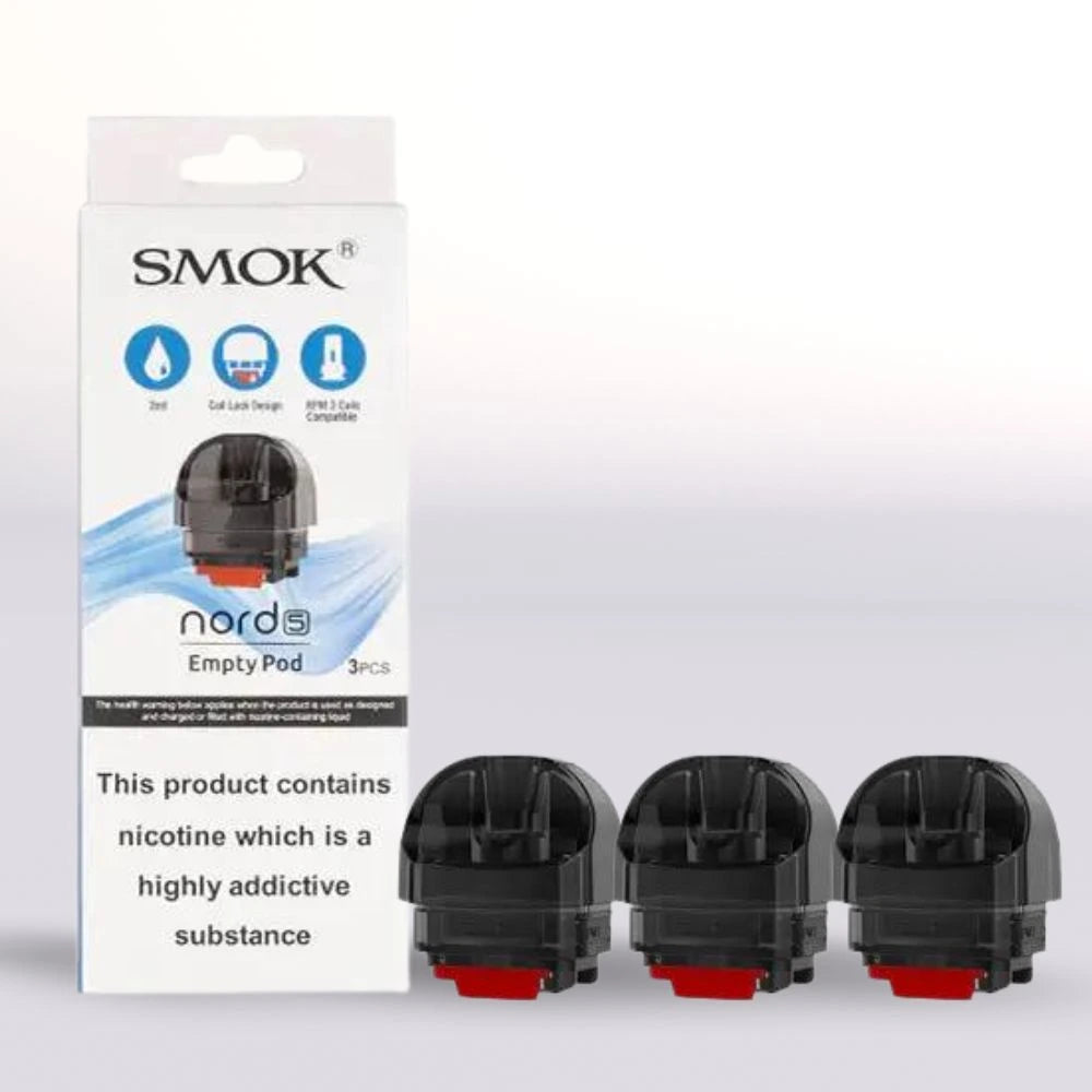Nord 5 Vape Pods | Pack of 3 | Only 5.49 | Smok Nord 5 Vape Pods | Pack of 3 | Only 5.49 | Smok