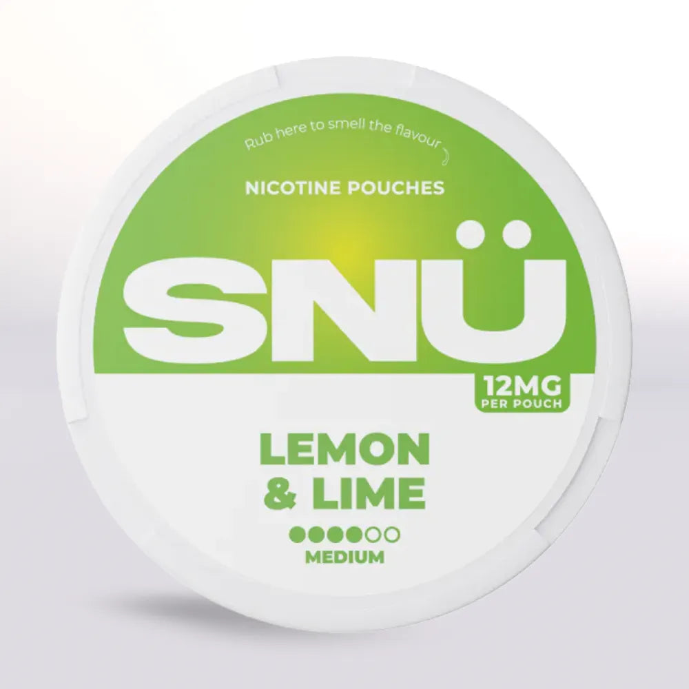 Snu Lemon & Lime Nicotine Pouches - 12mg Strength