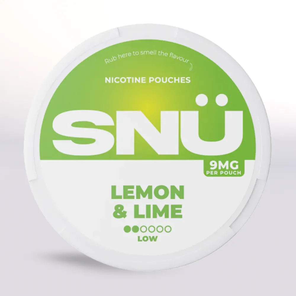 Snu Lemon & Lime Nicotine Pouches - 9mg Strength