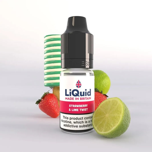 
Strawberry & Lime Twist Vape Juice UK Made Vape Juice E-Liquid