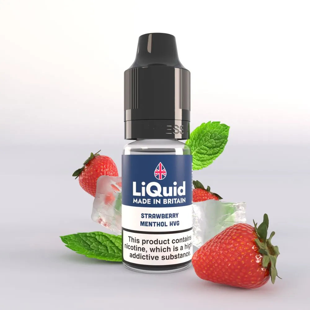 Strawberry Menthol HVG UK Made Vape Juice