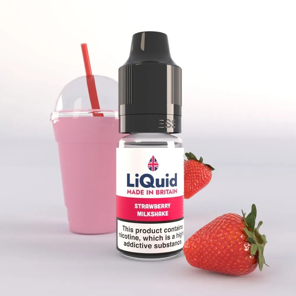 Strawberry Milkshake | 1 E-Liquid | LiQuid Strawberry Milkshake | 1 E-Liquid | LiQuid