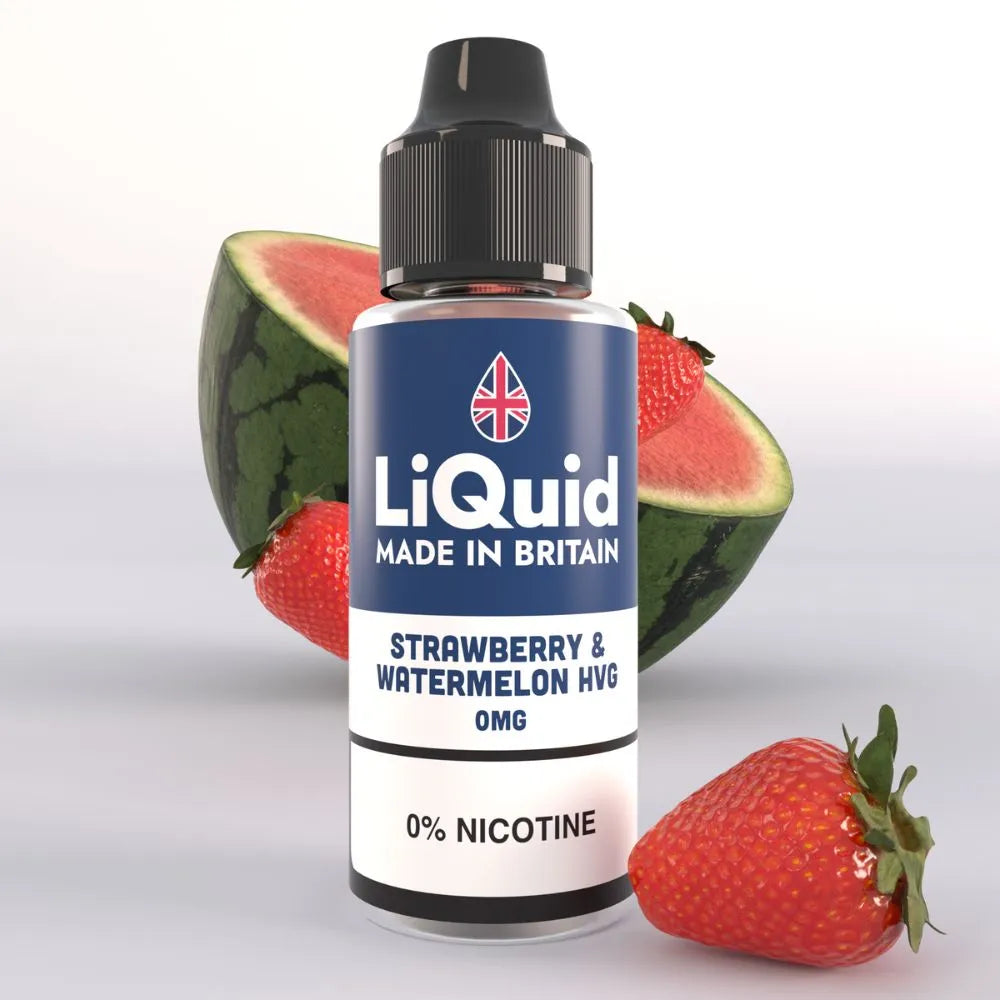Strawberry & Watermelon HVG 100ml Shortil 0mg Nicotine Vape Juice