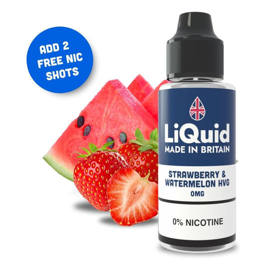 
Strawberry & Watermelon HVG Shortfill 100ml Shortfill HVG Vape Liquid