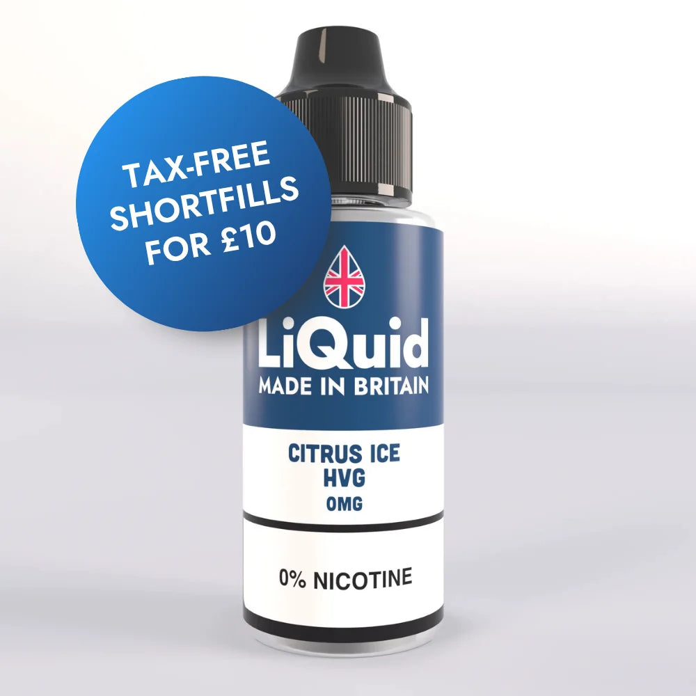 Tax free shortfill  bottle LiQuid Citrus ice HVG 0mg 