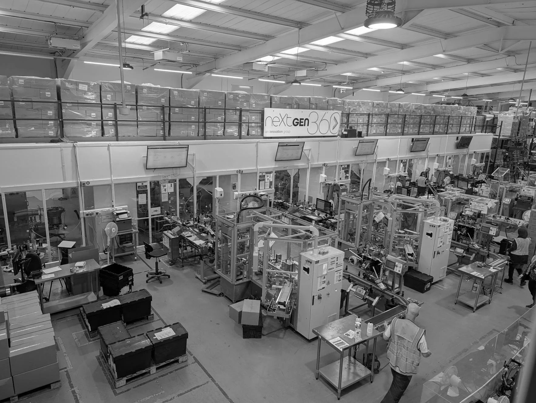 image of the nextgen360 factory floor, home of the LiQuid brand