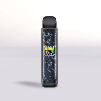 Black Uwell Caliburn G4 Pod Vape device on a white background