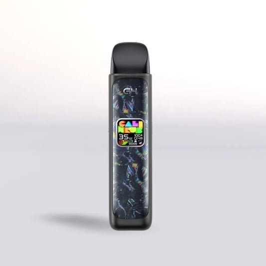 
Black Uwell Caliburn G4 Pod Vape device on a white background