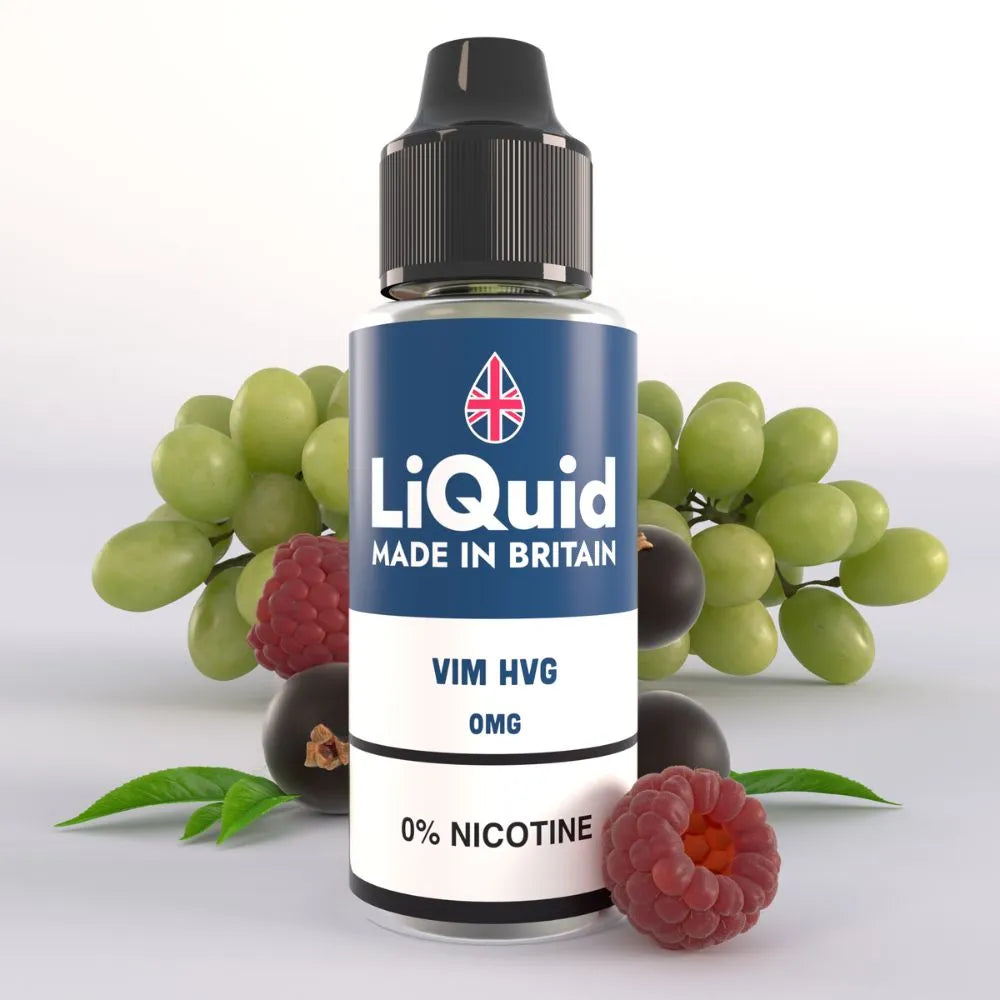 VIM HVG 100ml Shortfill E-Liquid UK Made Vape Juice