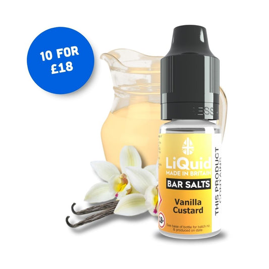 
Vanilla Custard Nic Salt Bar Salt Vape Juice Online