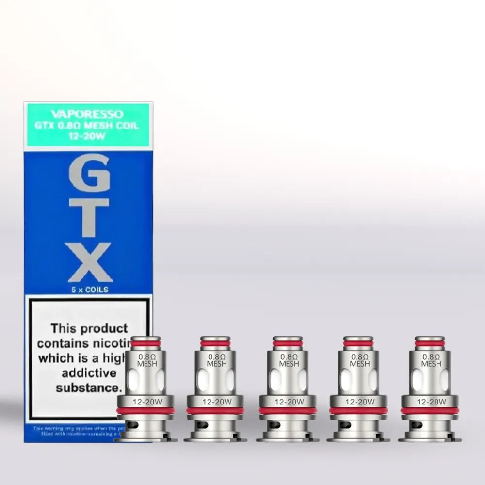 GTX Vape Coils | Pack of 5 | Only 9.99 | Vaporesso GTX Vape Coils | Pack of 5 | Only 9.99 | Vaporesso