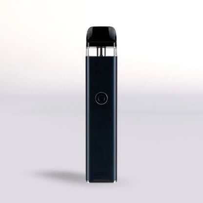 
Navy Vaporesso Xros 3 Vape device on a light gray background