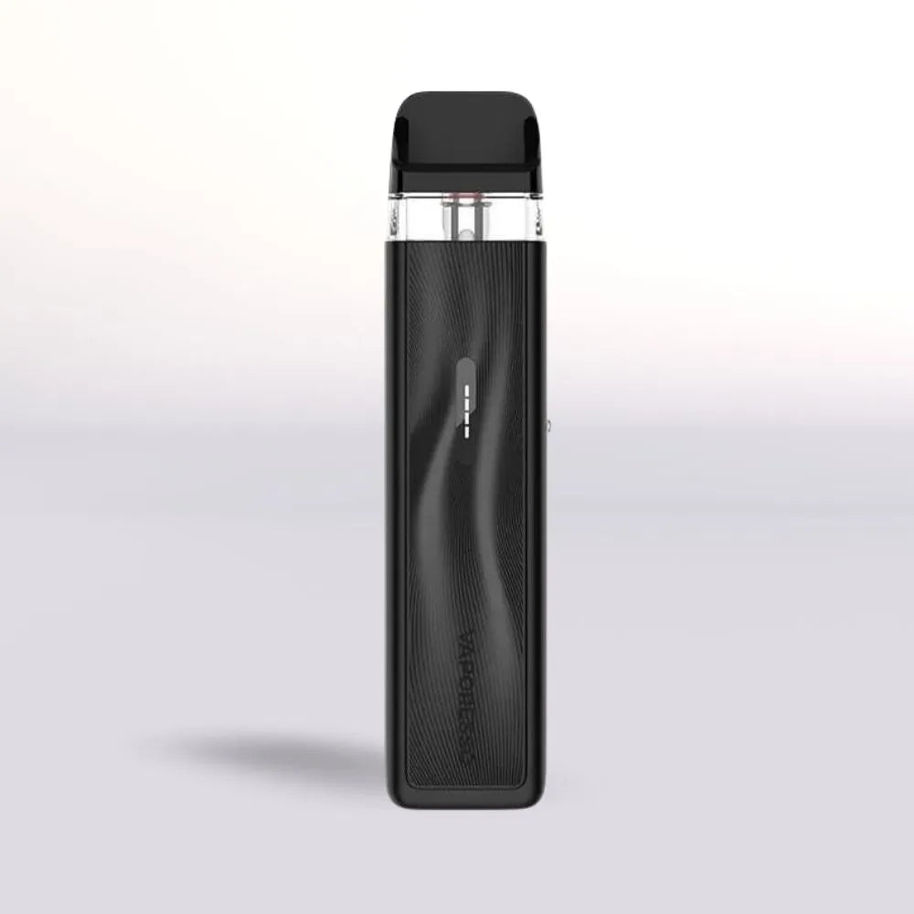 Black Vaporesso Xros 5 Mini vape device on a light gray background