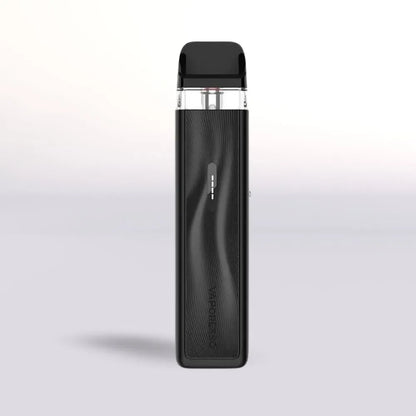 
Black Vaporesso Xros 5 Mini vape device on a light gray background