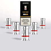 VooPoo PnP-VM1 vape coils with packaging on a white background