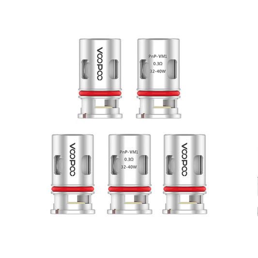 VOOPOO PNP Coils 0.3 / 0.6 / 1.0 ohm- Pack of 5