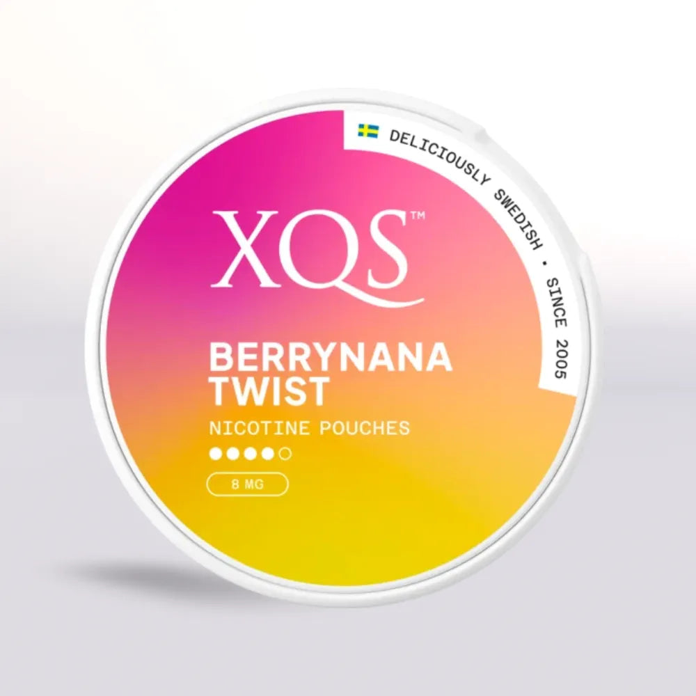 XQS BerryNana Twist Nicotine Pouches - 8mg