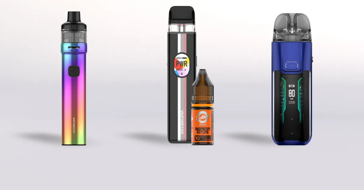 Vaporesso Vape Kits and E-Liquid Showcase