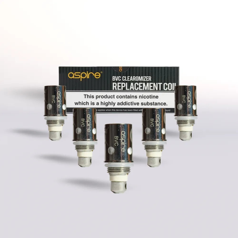 BVC Vape Coils | Pack of 5 | Only 7.99 | Aspire BVC Vape Coils | Pack of 5 | Only 7.99 | Aspire