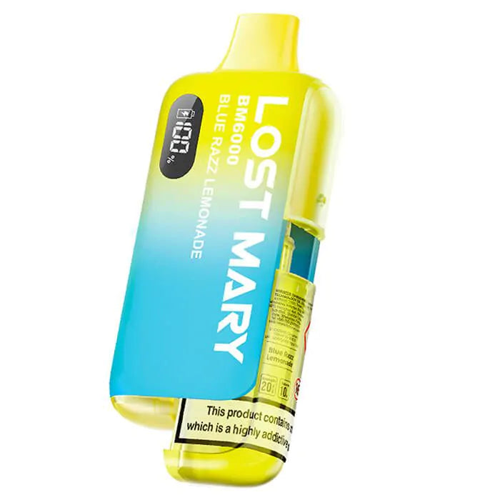 Lost Mary BM6000 Blue Razz Lemonade vape kit