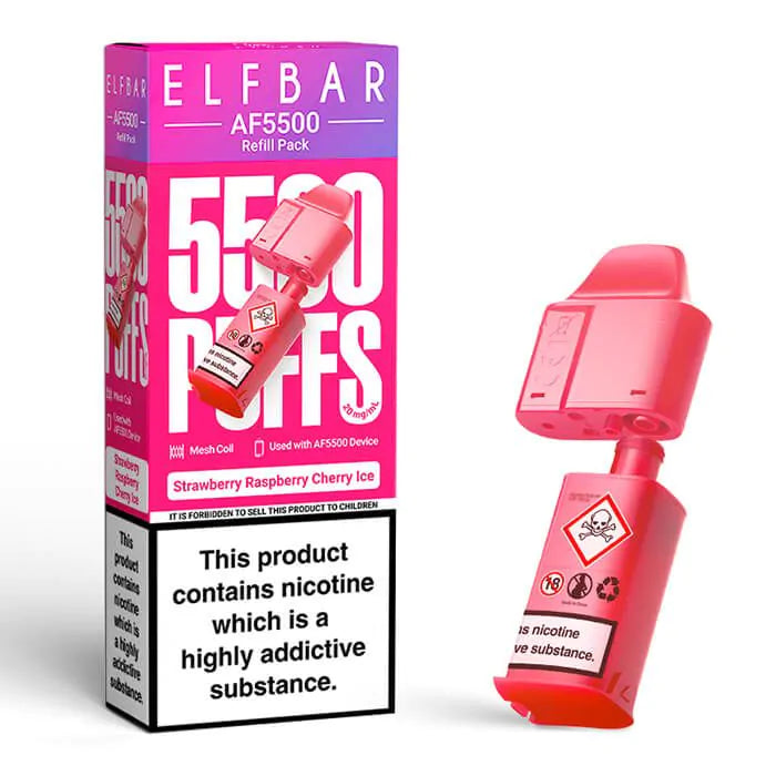 ElfBar AF5500 vape kit with refill tank