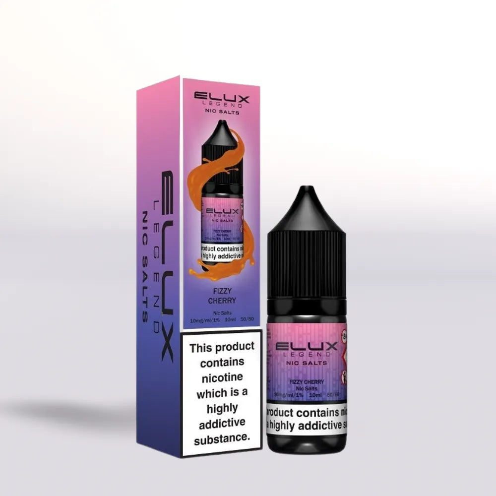 Elux Legends Vape Juice - Fizzy Cherry Nic Salts - 3.99 10ml Elux Legends Vape Juice - Fizzy Cherry Nic Salts - 3.99 10ml