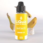LiQuid Banana Ice Bar Salts Shortfill Vape Juice 100ml