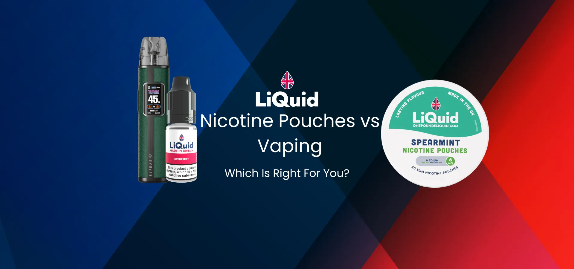 Nicotine Pouches vs Vaping - Which is Right For You? Banner