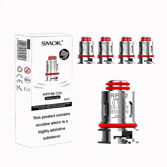 SMOK RPM2 0.16 / 0.25 / 0.6 Ohm Replacement Coil - Pack of 5