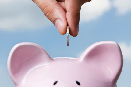 Piggy bank stock image