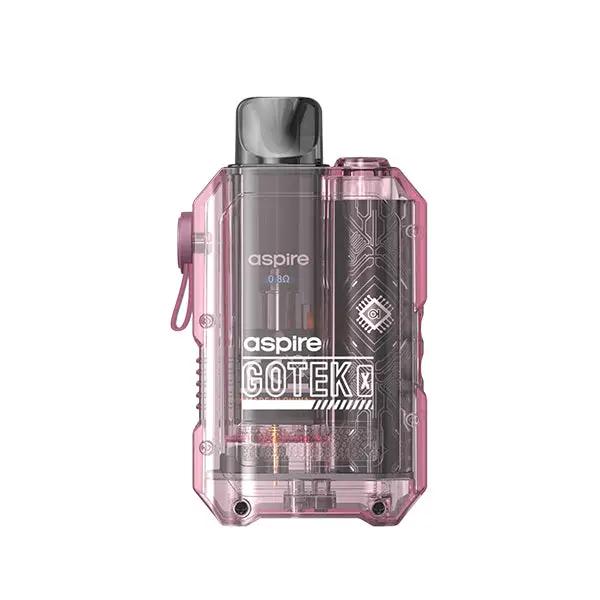 Aspire Gotek X Vaping Kit in Translucent Pink
