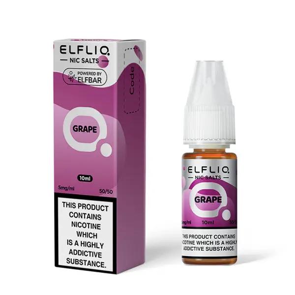 Elf Bar ElfLiq Grape Nic Salt E-Liquid