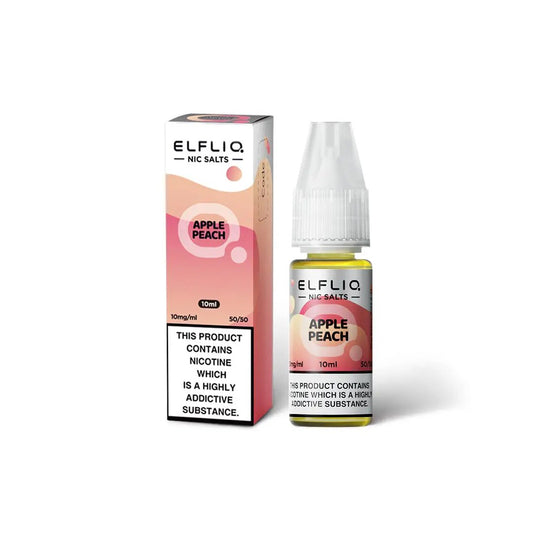 
Elf Bar Elfliq Apple Peach Nic Salt E-Liquid 10ml