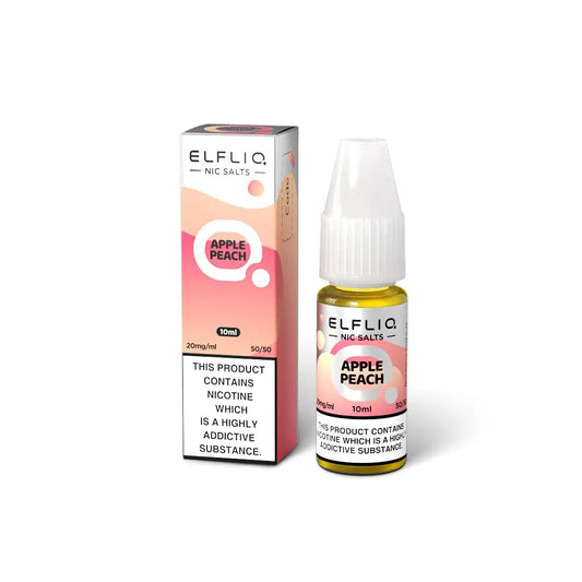 
Elf Bar Elfliq Apple Peach Nic Salt E-Liquid 10ml