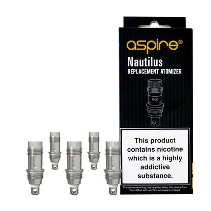 Aspire Nautilus Replacement Coils 0.3 / 0.7 / 1.6 / 1.8 ohm - 5 pack