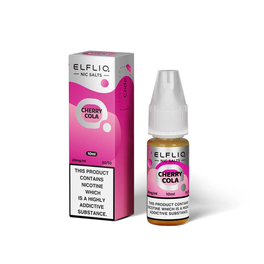 
Elf Bar Elfliq Cherry Cola Nic Salt E-Liquid 10ml