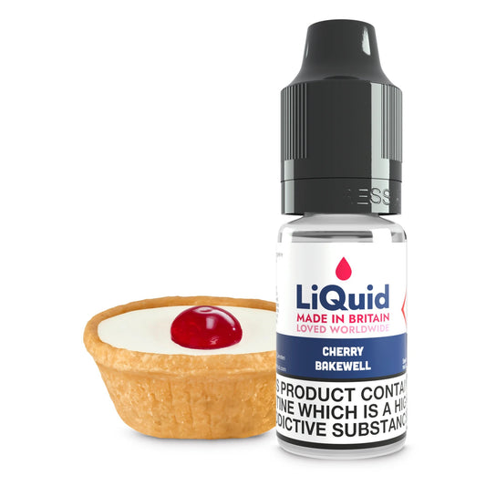 
Cherry Bakewell UK Made Cheap £1 Vape Juice E-liquid