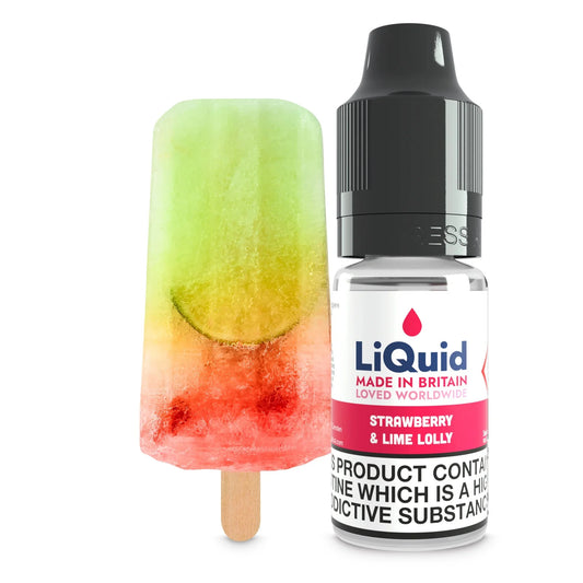 
Strawberry & Lime Lolly UK Made Cheap £1 Vape Juice E-liquid