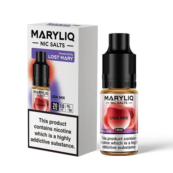 USA MIX - Super Tobacco Nic Salt E-Liquid in a 10ml bottle