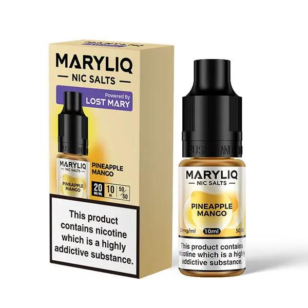 Pineapple Mango Nic Salt E-Liquid in a 10ml bottle