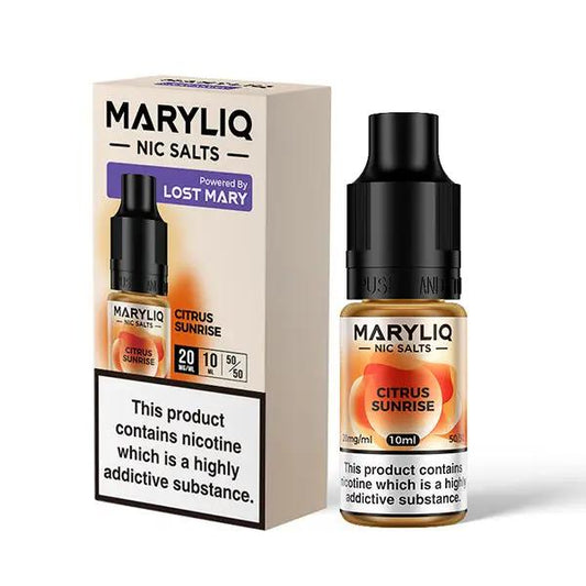 Citrus Sunrise Nic Salt E-Liquid in a 10ml bottle