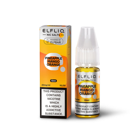 
Elf Bar Elfliq Pineapple Mango Orange Nic Salt E-Liquid 10ml