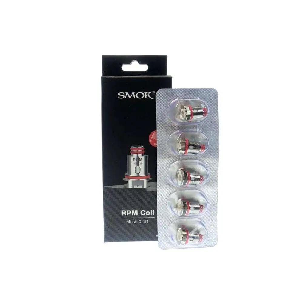 
SMOK RPM 0.4 Ohm Mesh - Pack of 5 One Pound E-Liquid UK Based SMOK Vape Coils