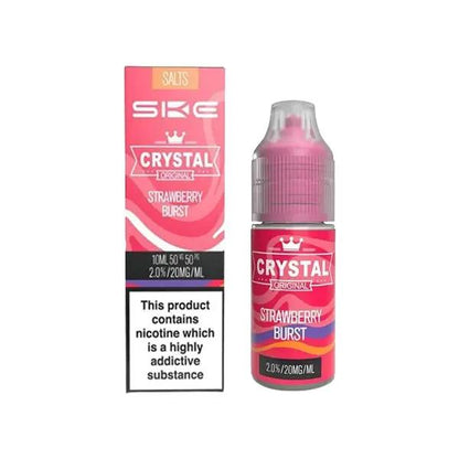 
SKE Crystal Nic Salt Strawberry Burst E-liquid 10ml - 20mg