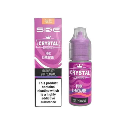 SKE Crystal Nic Salt Pink Lemonade E-liquid 10ml