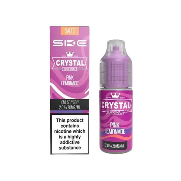 SKE Crystal Nic Salt Pink Lemonade E-liquid 10ml