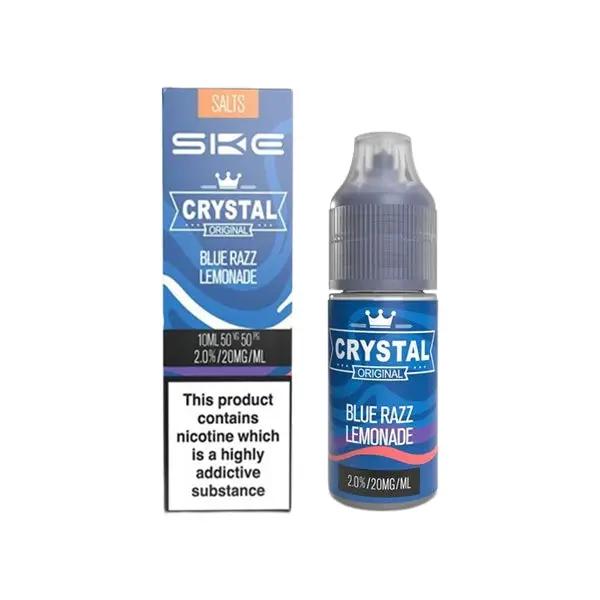 SKE Crystal Nic Salt Blue Razz Lemonade E-liquid 10ml